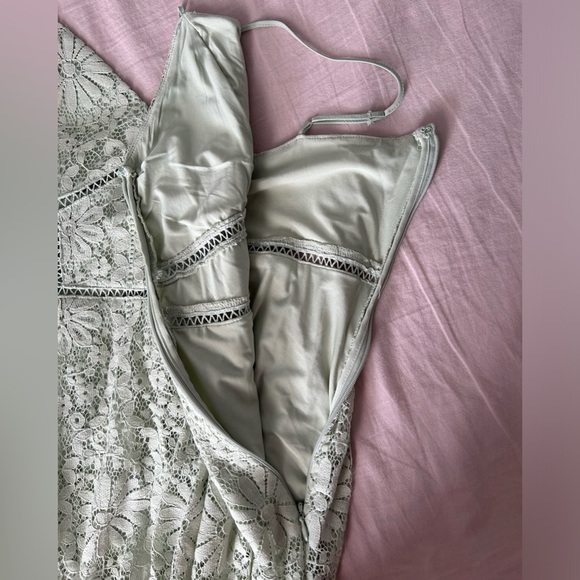 H&M Lace Dress in Mint Green - Picture 3 of 17